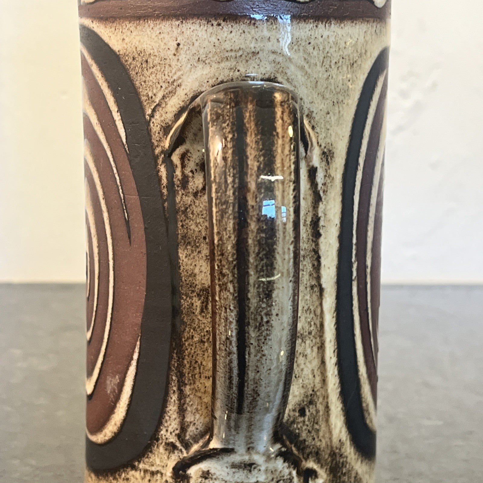 Briglin Studio Pottery Coffee Pot Spiral Design London Studio Pottery