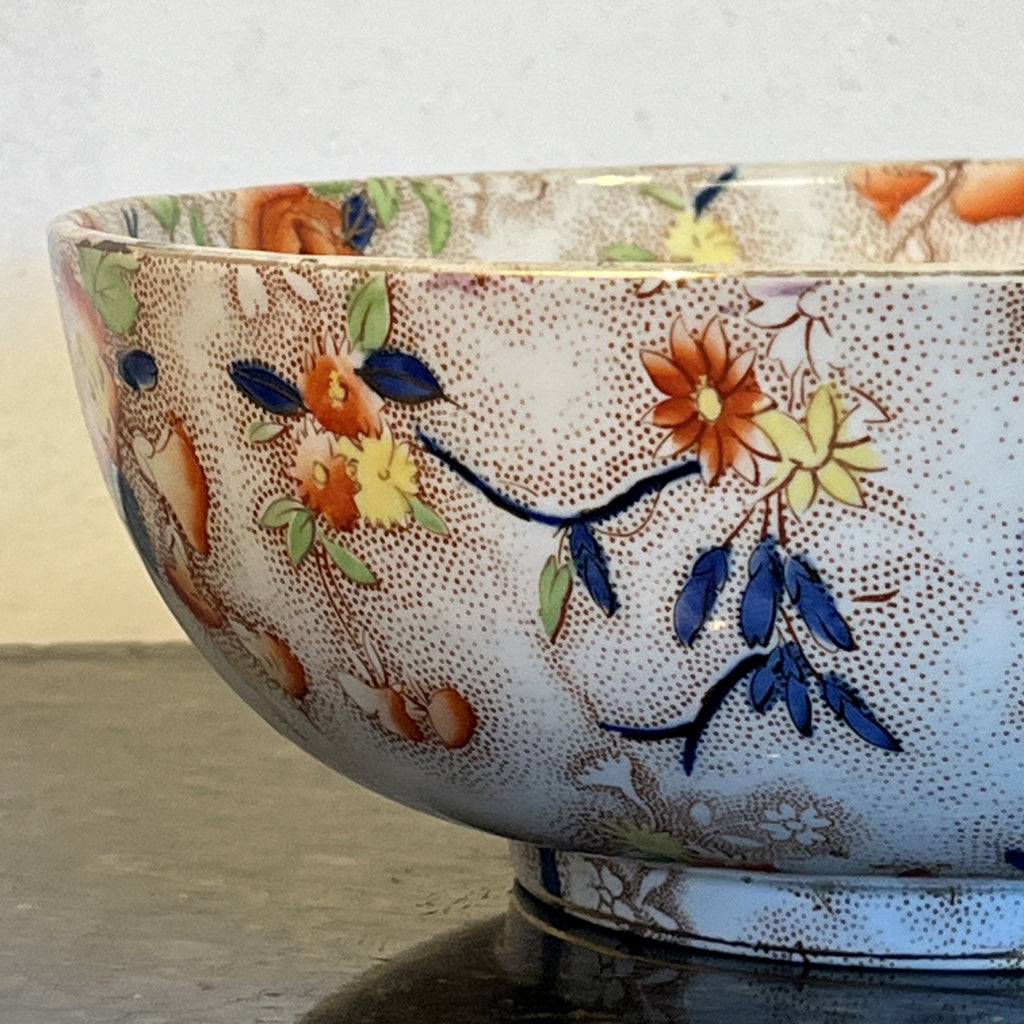 Royal Corona Ware Rosetta Floral Bowl Hancock Sons Stoke On Trent