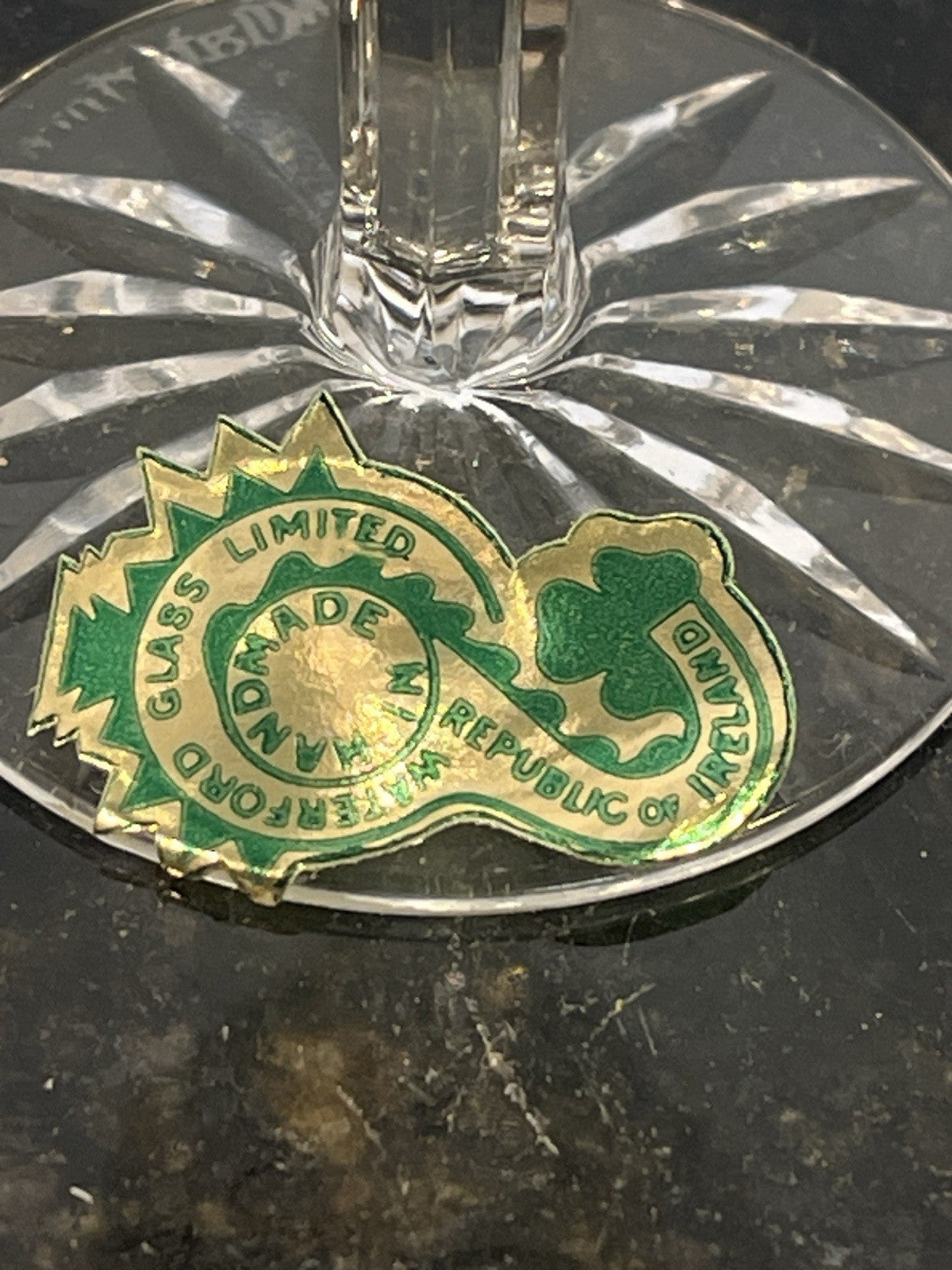 Waterford Lismore Crystal Cordial Glasses Set 6 Cut Crystal Ireland