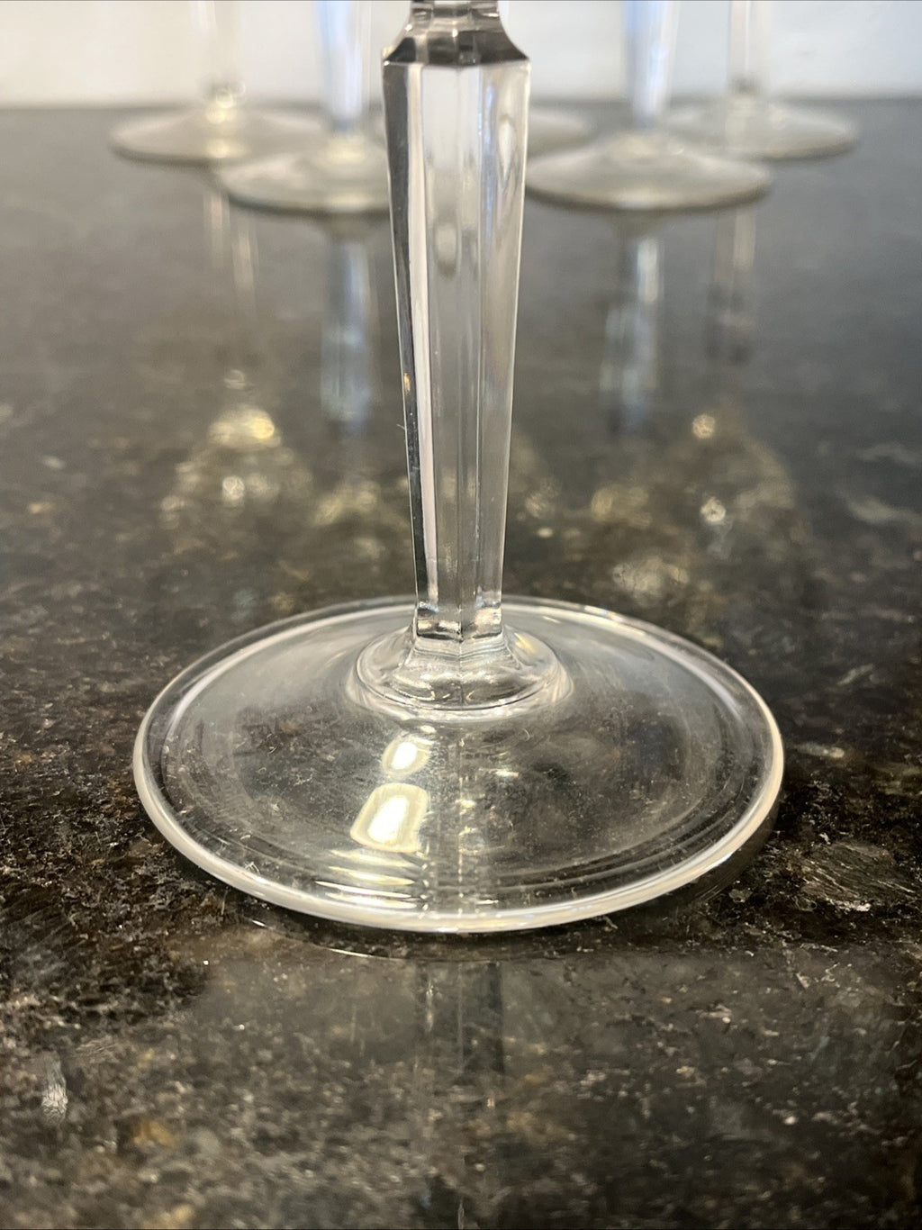 Vintage RCR Crystal Orchestra Wine Glasses Italian Cut Crystal Set of 6