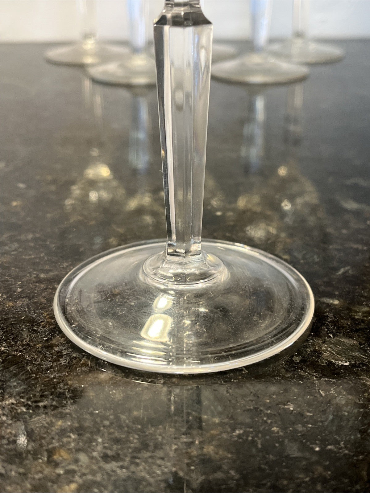 Vintage RCR Crystal Orchestra Wine Glasses Italian Cut Crystal Set of 6