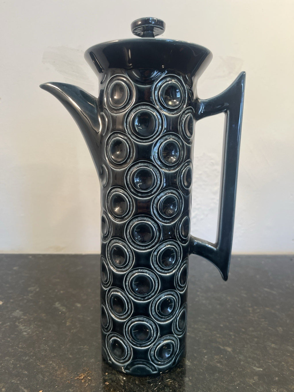 Portmeirion Jupiter Coffee Pot Susan Williams Ellis Petrol Blue