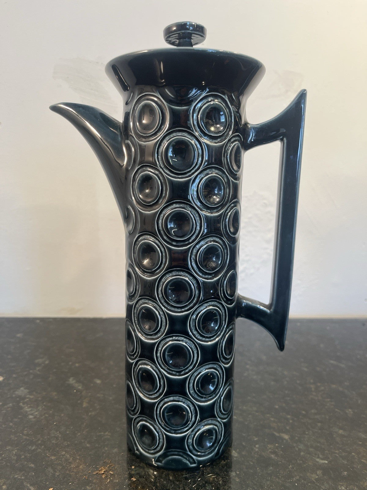 Portmeirion Jupiter Coffee Pot Susan Williams Ellis Petrol Blue