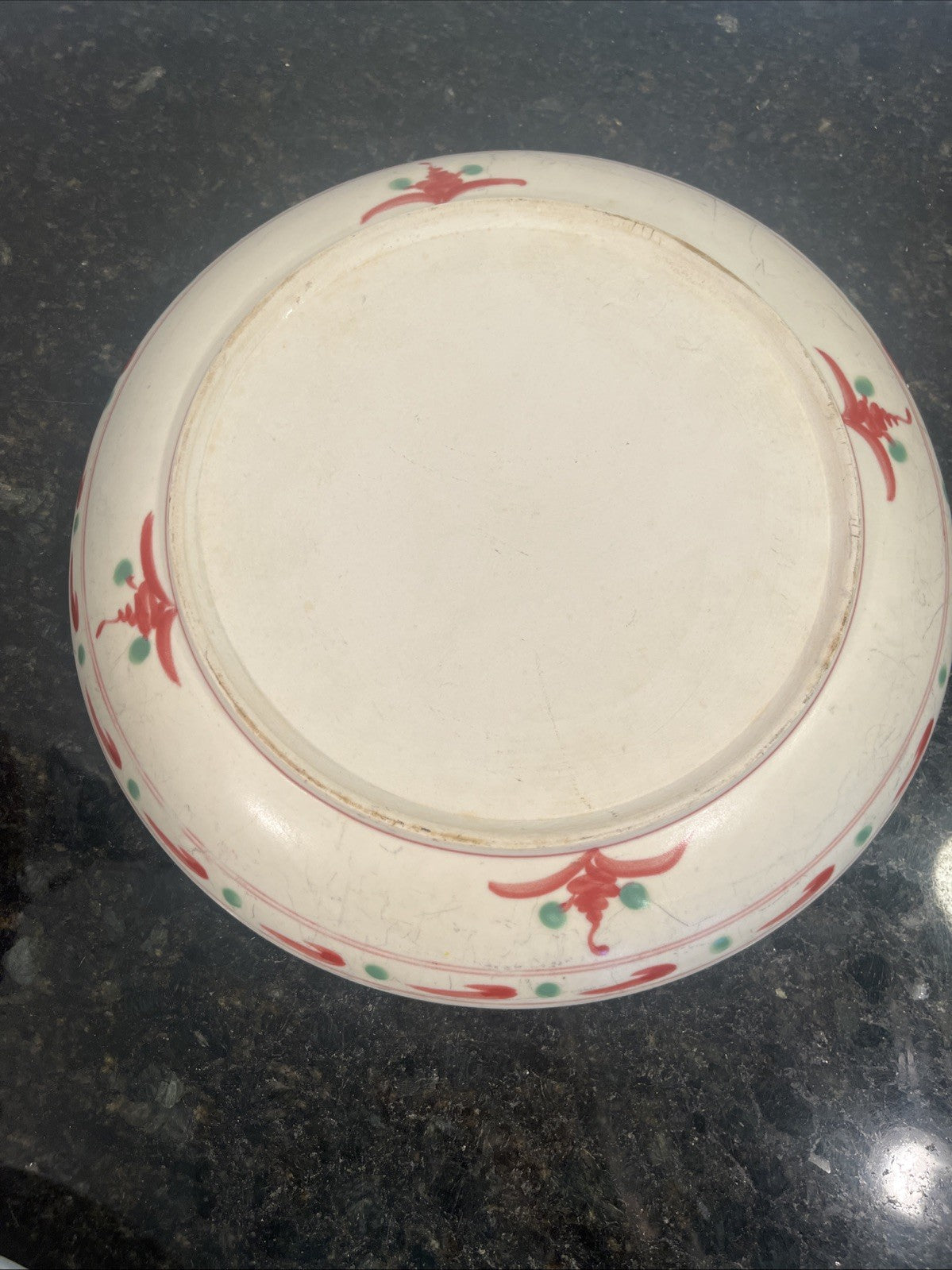 Vietnamese Son Be Pottery Plates Hand Painted Decorative Ceramic Plate Set