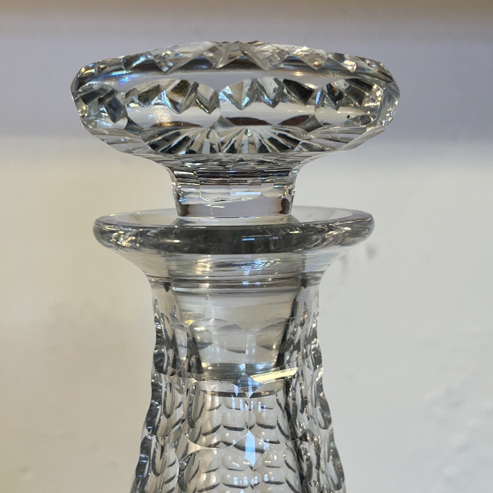 Thomas Webb Cut Crystal Decanter Stopper English Lead Crystal
