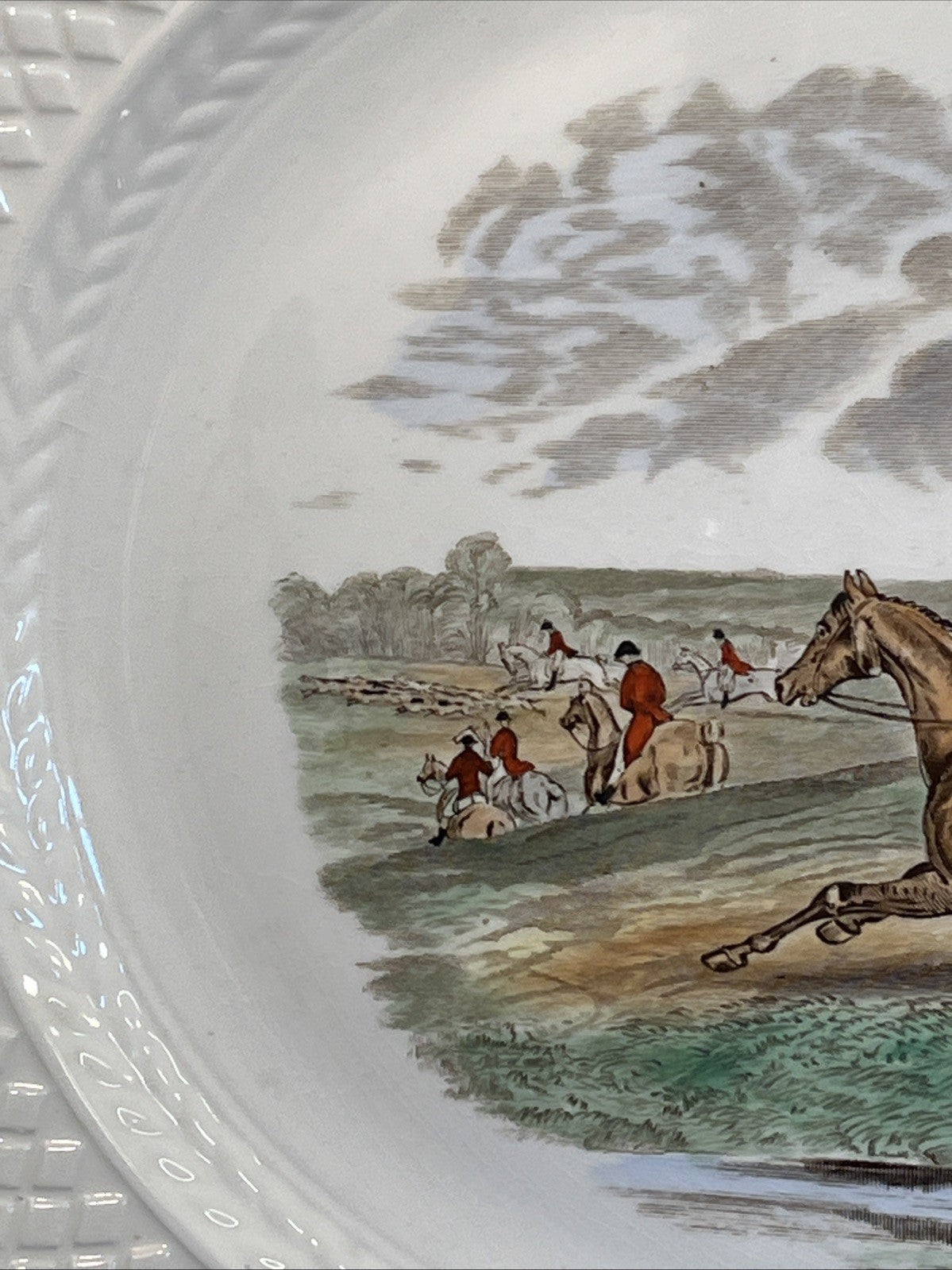 Spode Copeland Mansard The Find JF Herring Hunt Oval Platter England