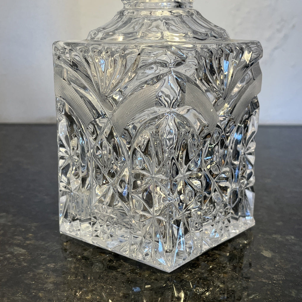 Cut Crystal Decanter Lead Crystal Spirit Whisky Decanter With Stopper