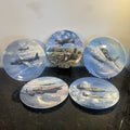 Spitfire Lancaster Hurricane RAF Coalport Royal Doulton Aviation Plates