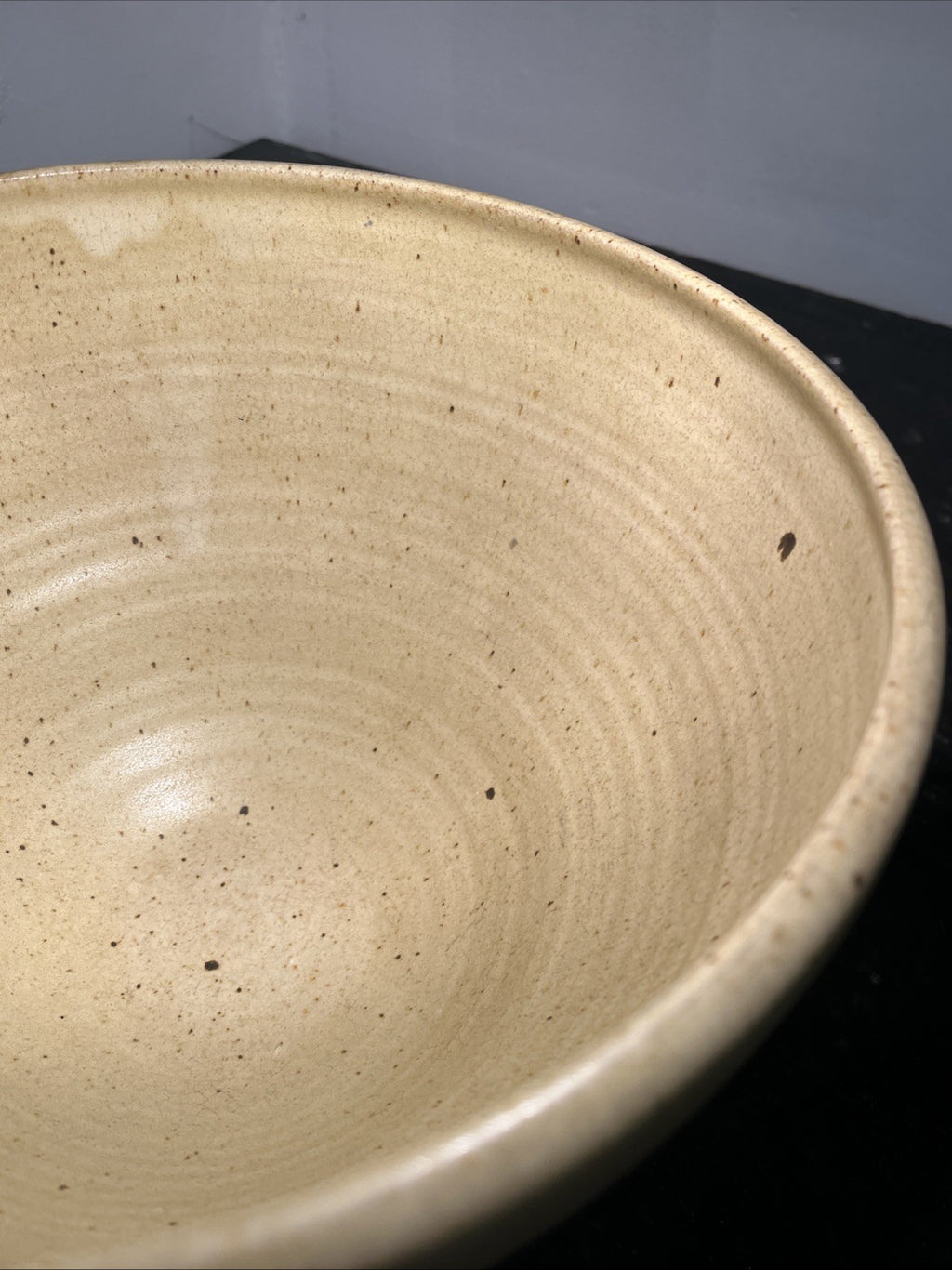 Aylesford Pottery Bowl Large Stoneware Oatmeal Studio Pottery England