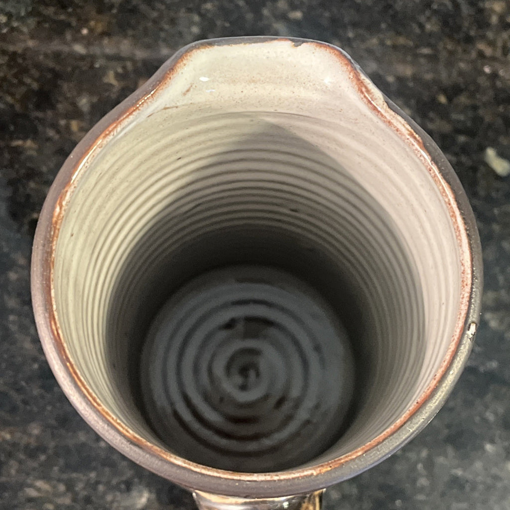 Briglin Studio Pottery Coffee Pot Spiral Design London Studio Pottery