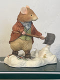 Villeroy Boch Foxwood Tales Making A Snowman Winter At Foxwood Figurine Box
