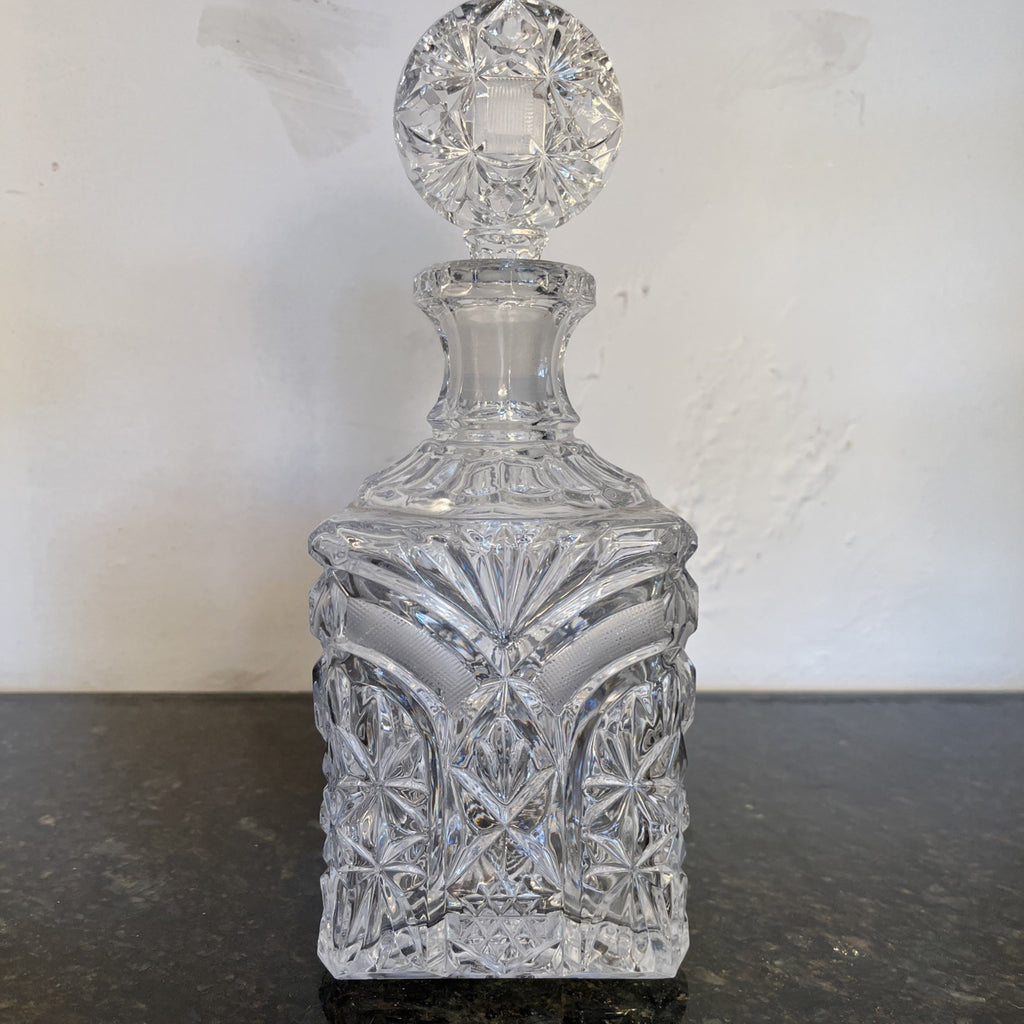 Cut Crystal Decanter Lead Crystal Spirit Whisky Decanter With Stopper