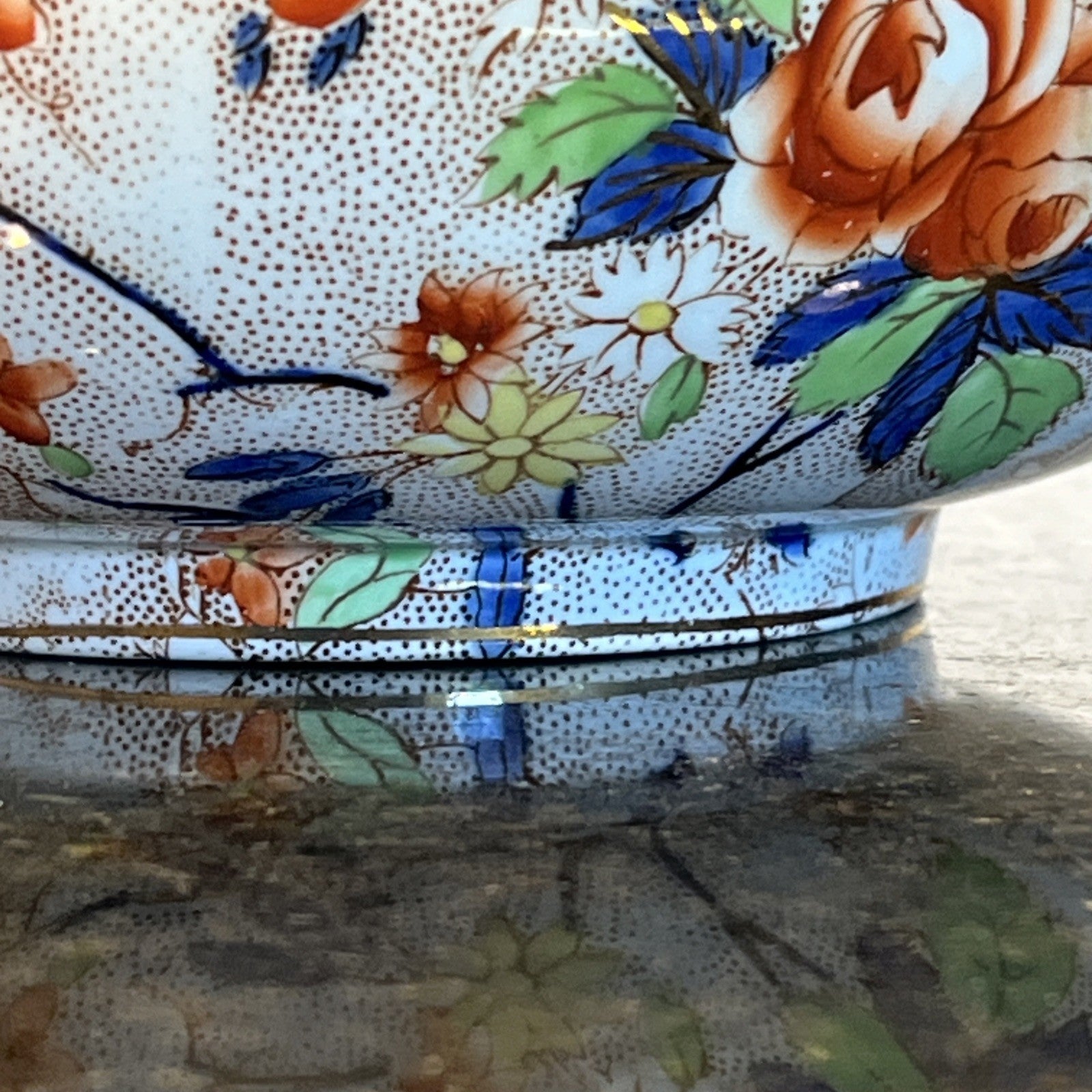 Royal Corona Ware Rosetta Floral Bowl Hancock Sons Stoke On Trent