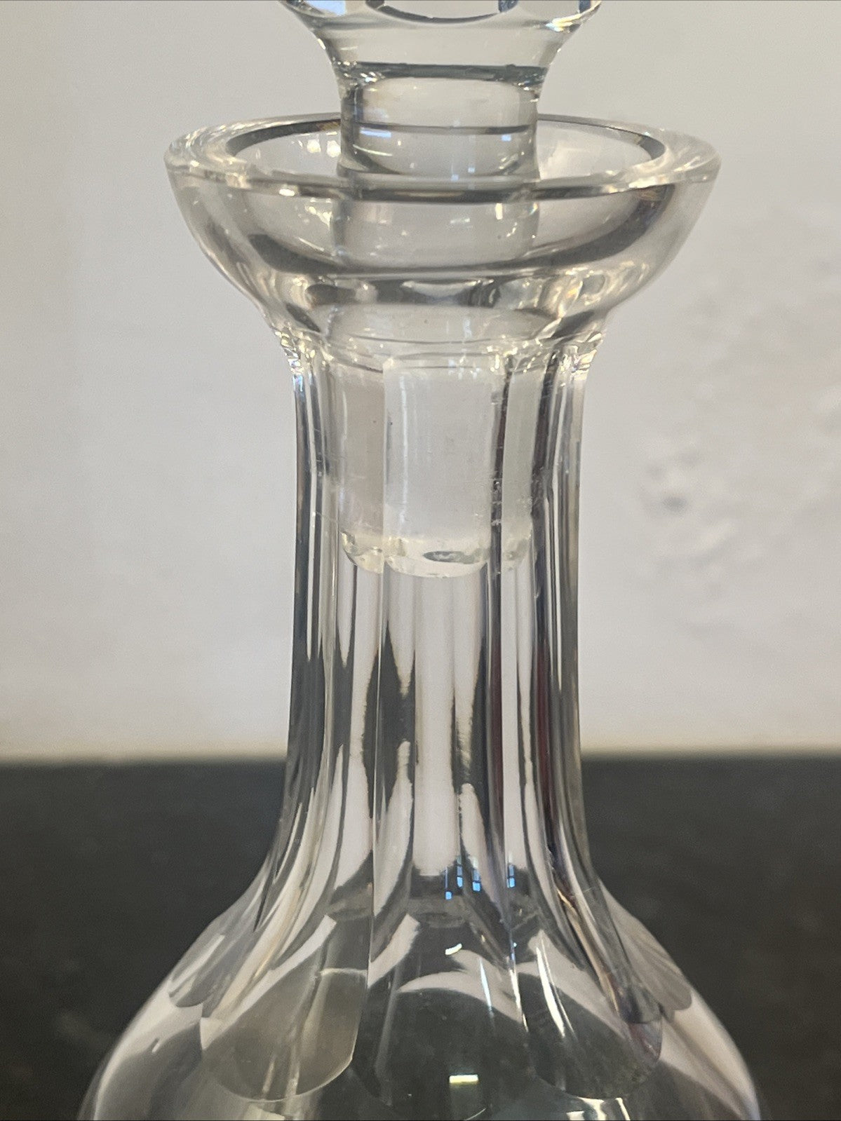 Waterford Crystal Decanter Cut Glass Whisky Wine Bottle With Stopper