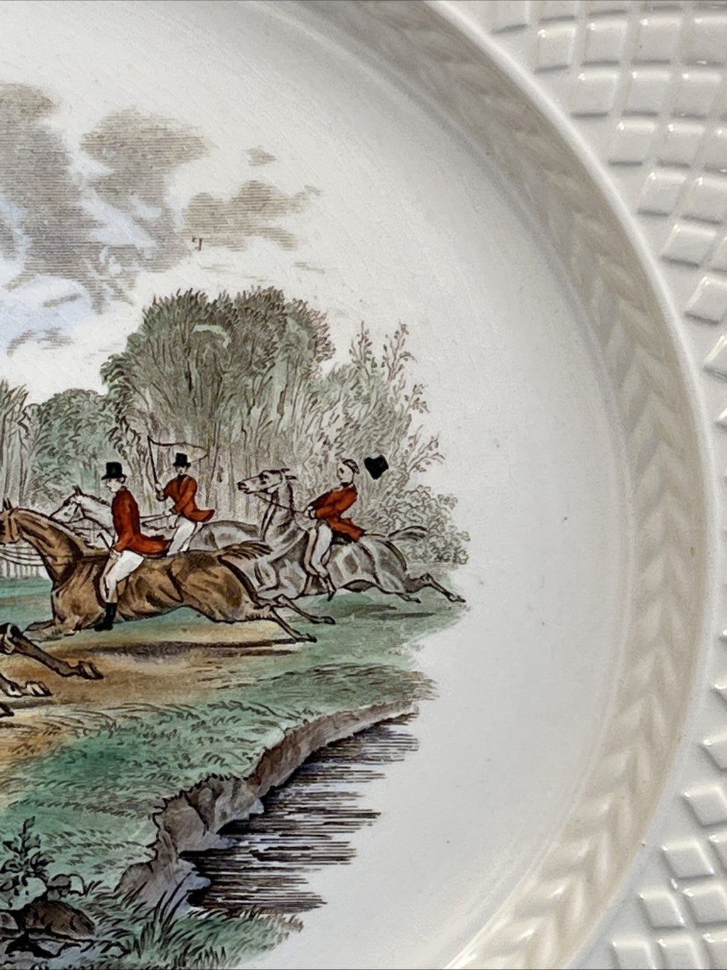 Spode Copeland Mansard The Find JF Herring Hunt Oval Platter England