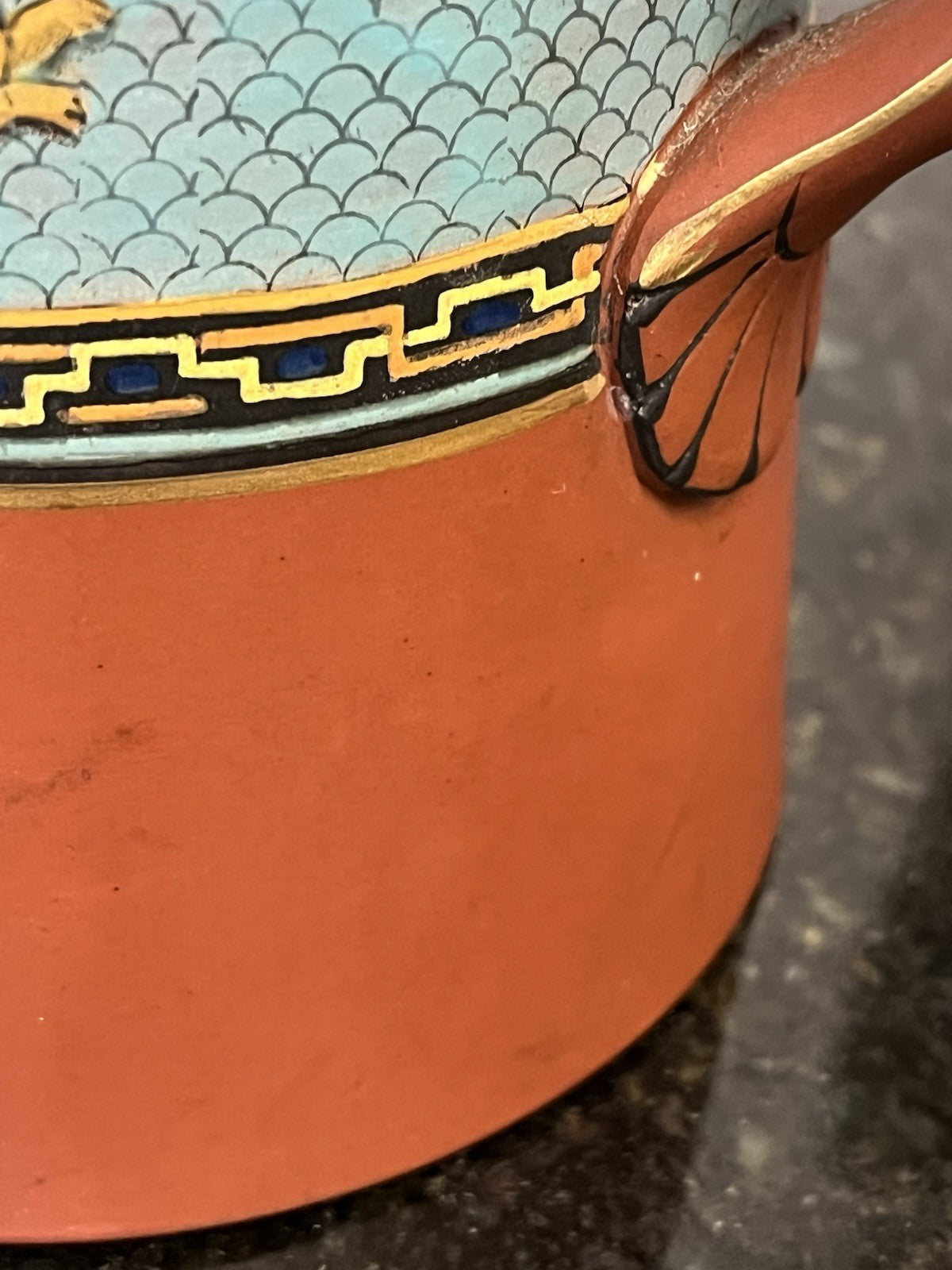 Watcombe Terracotta Jug Clarke Patent Lid Griffin Dresser Style