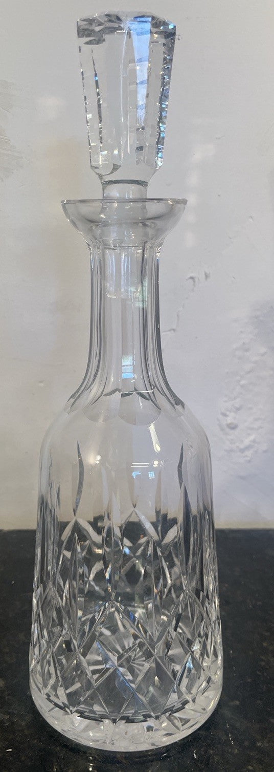 Waterford Crystal Decanter Cut Glass Whisky Wine Bottle With Stopper