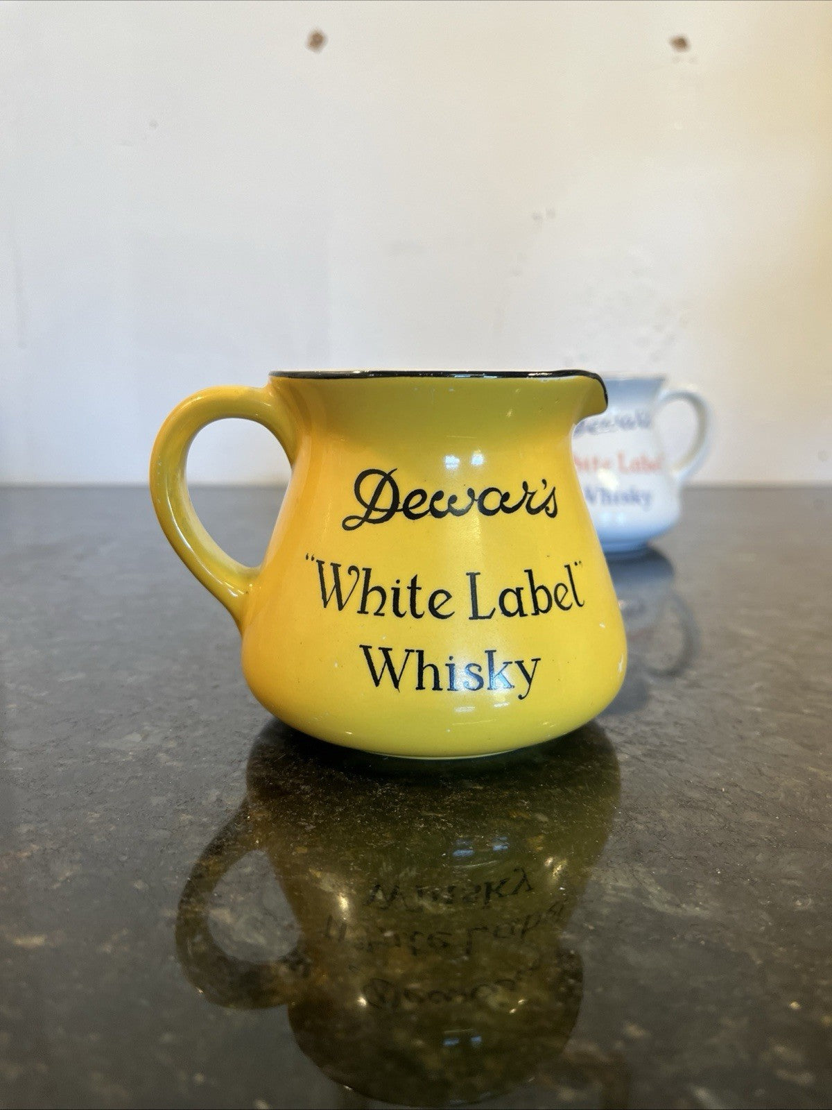 Vintage Dewar’s White Label Whisky Advertising Water Jugs Minton & John Maddock Pair