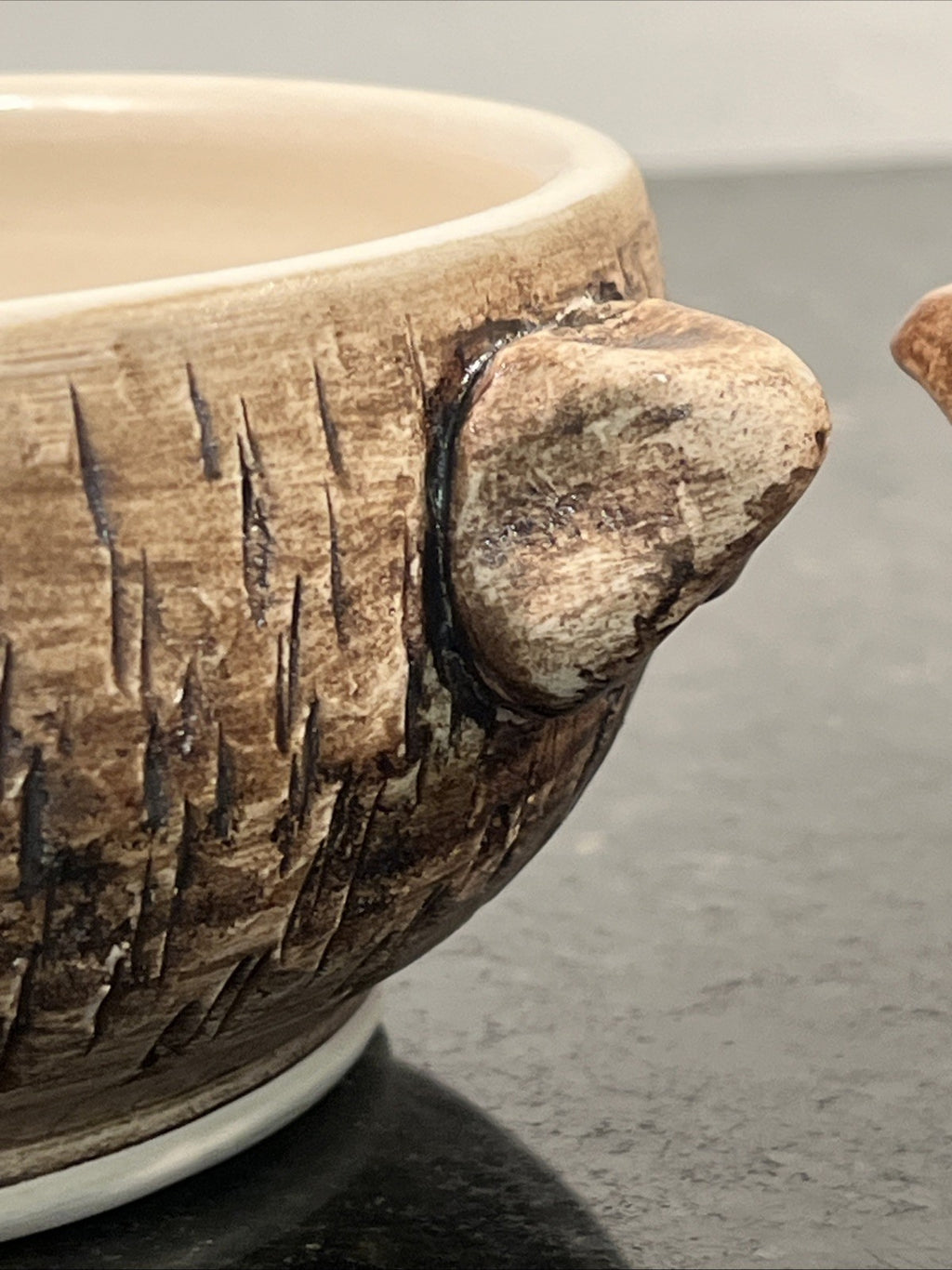 Tony Bristow Bonchurch Studio Pottery Bowls Pair Isle of Wight Thumb Hold