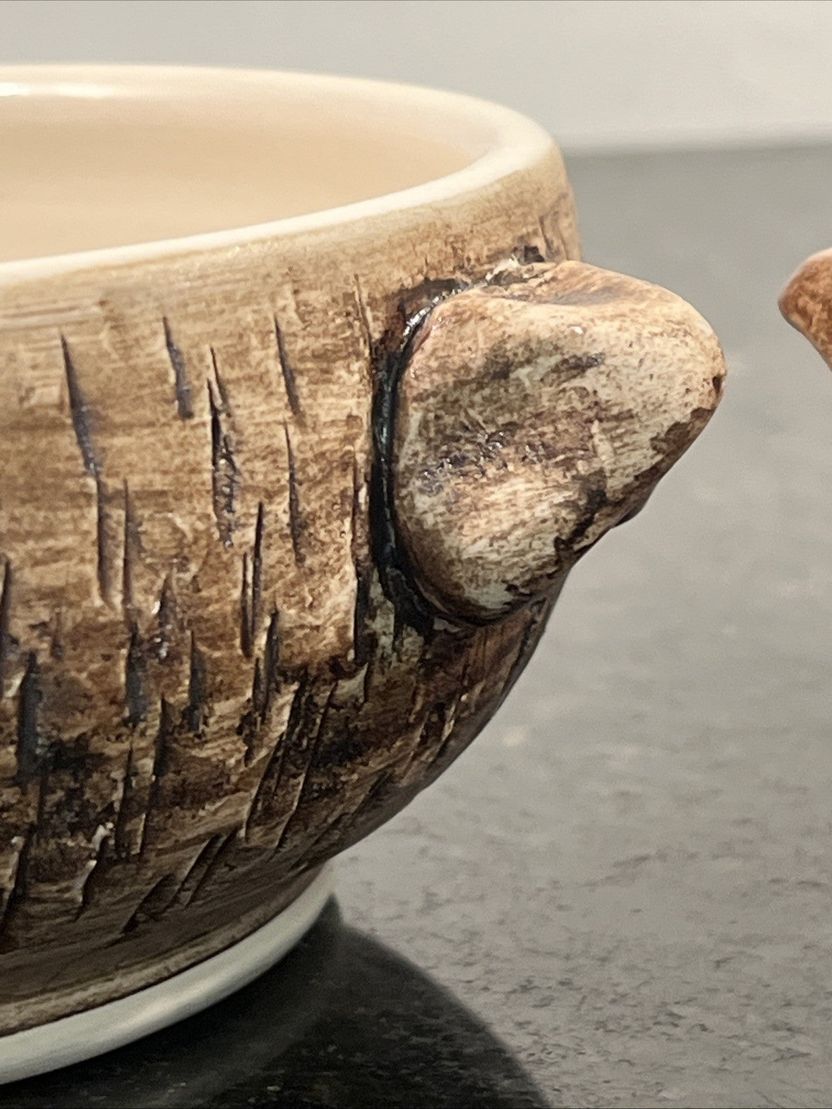 Tony Bristow Bonchurch Studio Pottery Bowls Pair Isle of Wight Thumb Hold
