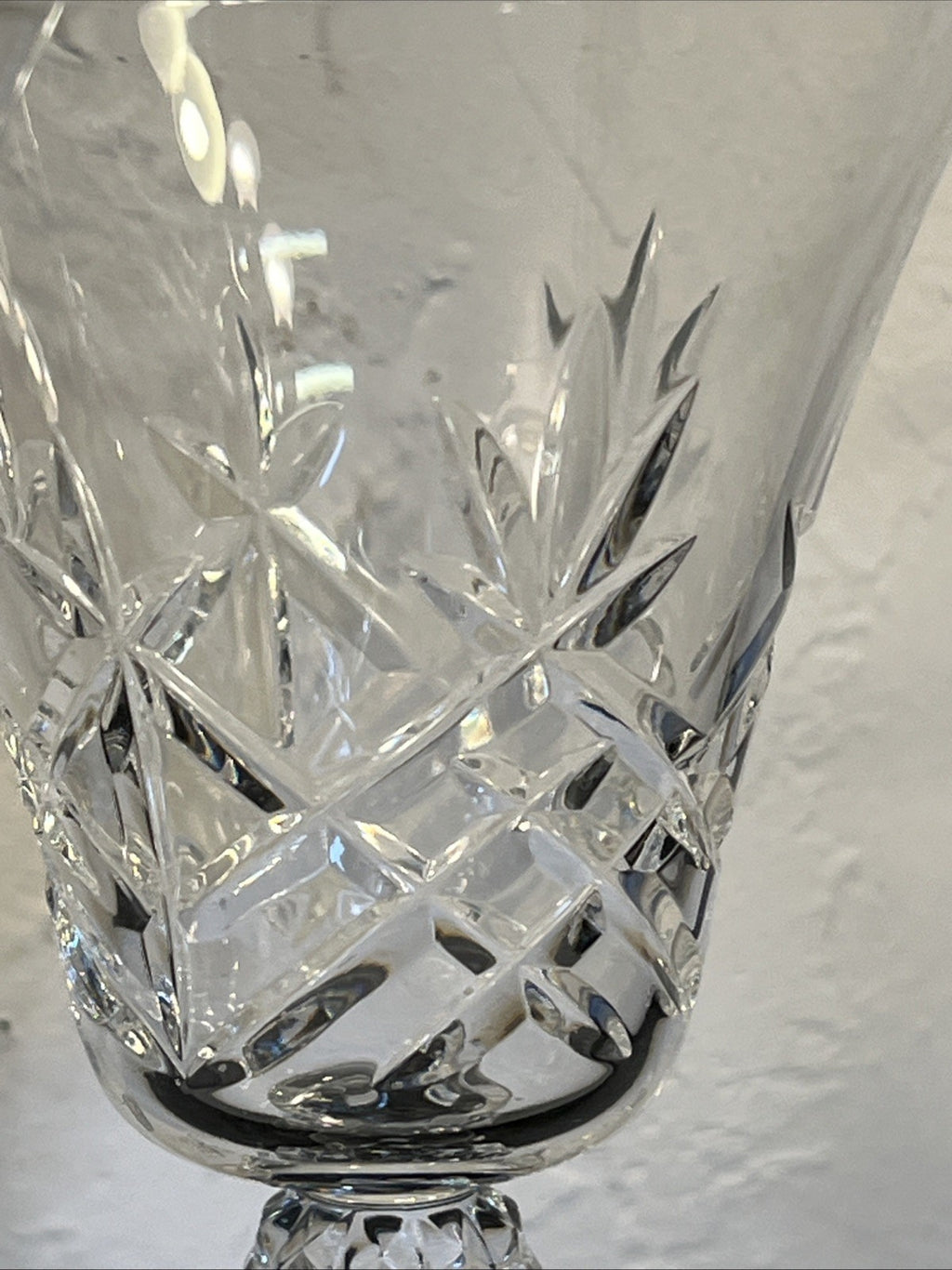 Bohemia Crystal Wine Glasses Cut Lead Crystal Goblets Set