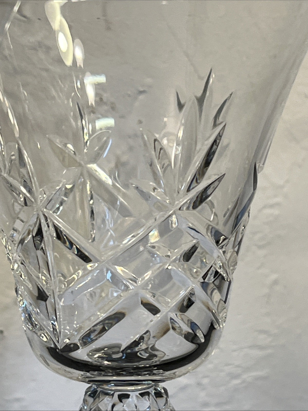 Bohemia Crystal Wine Glasses Cut Lead Crystal Goblets Set