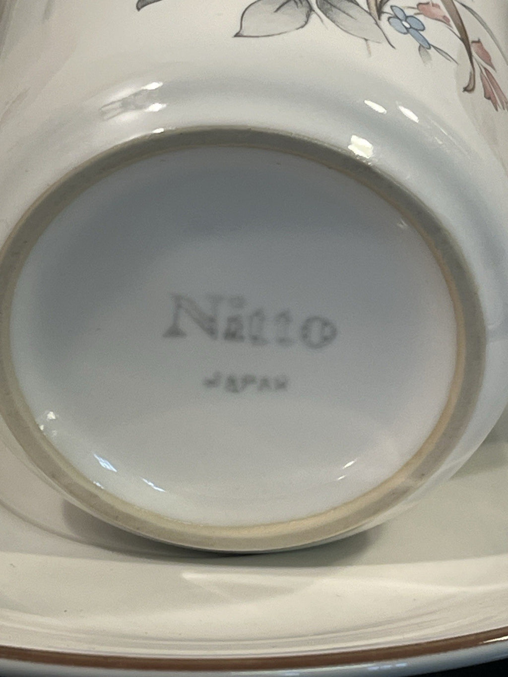 Nitto Japan Floral Coffee Set Cups Saucers Milk Jug Sugar Bowl vintage