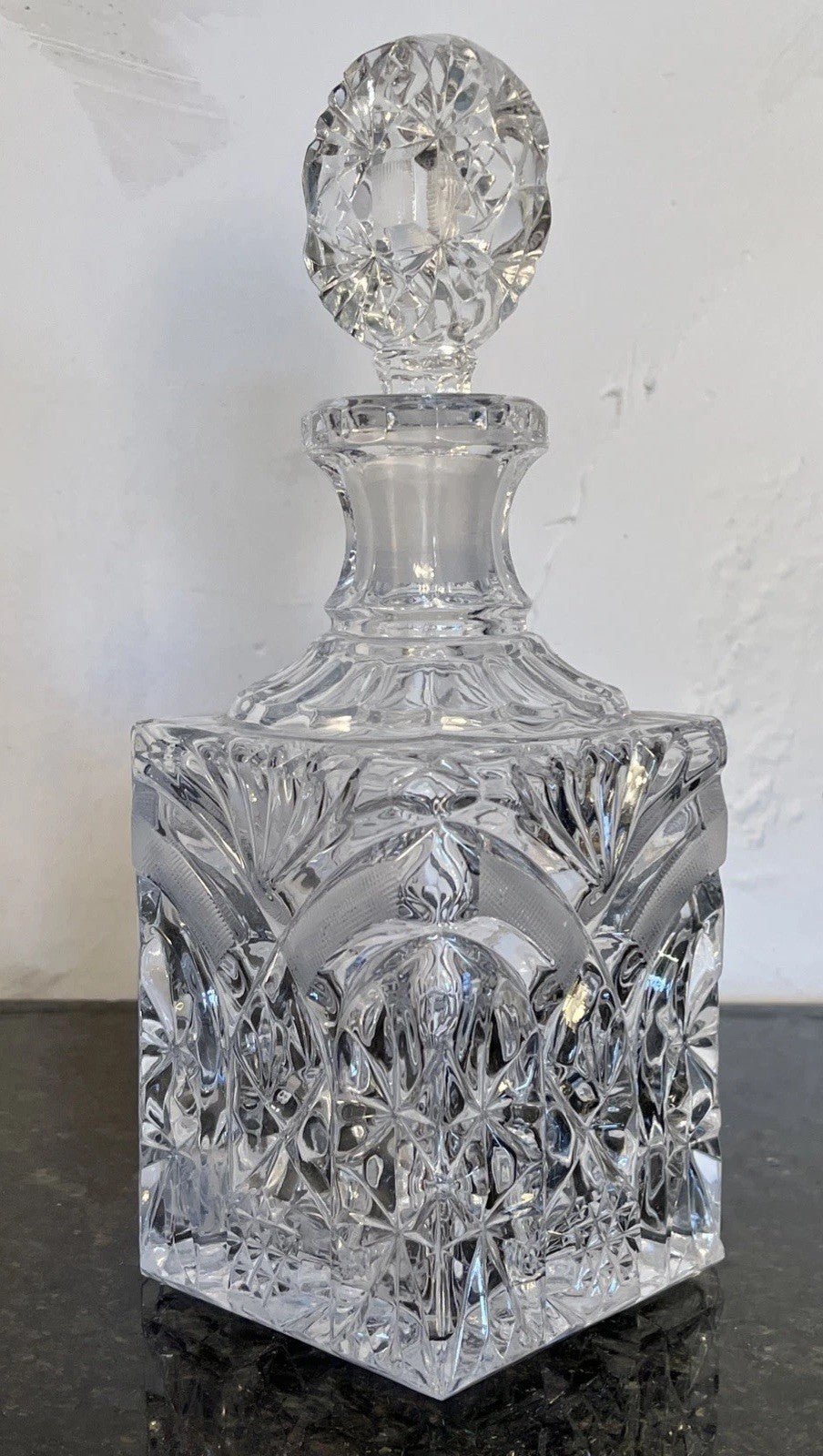Cut Crystal Decanter Lead Crystal Spirit Whisky Decanter With Stopper