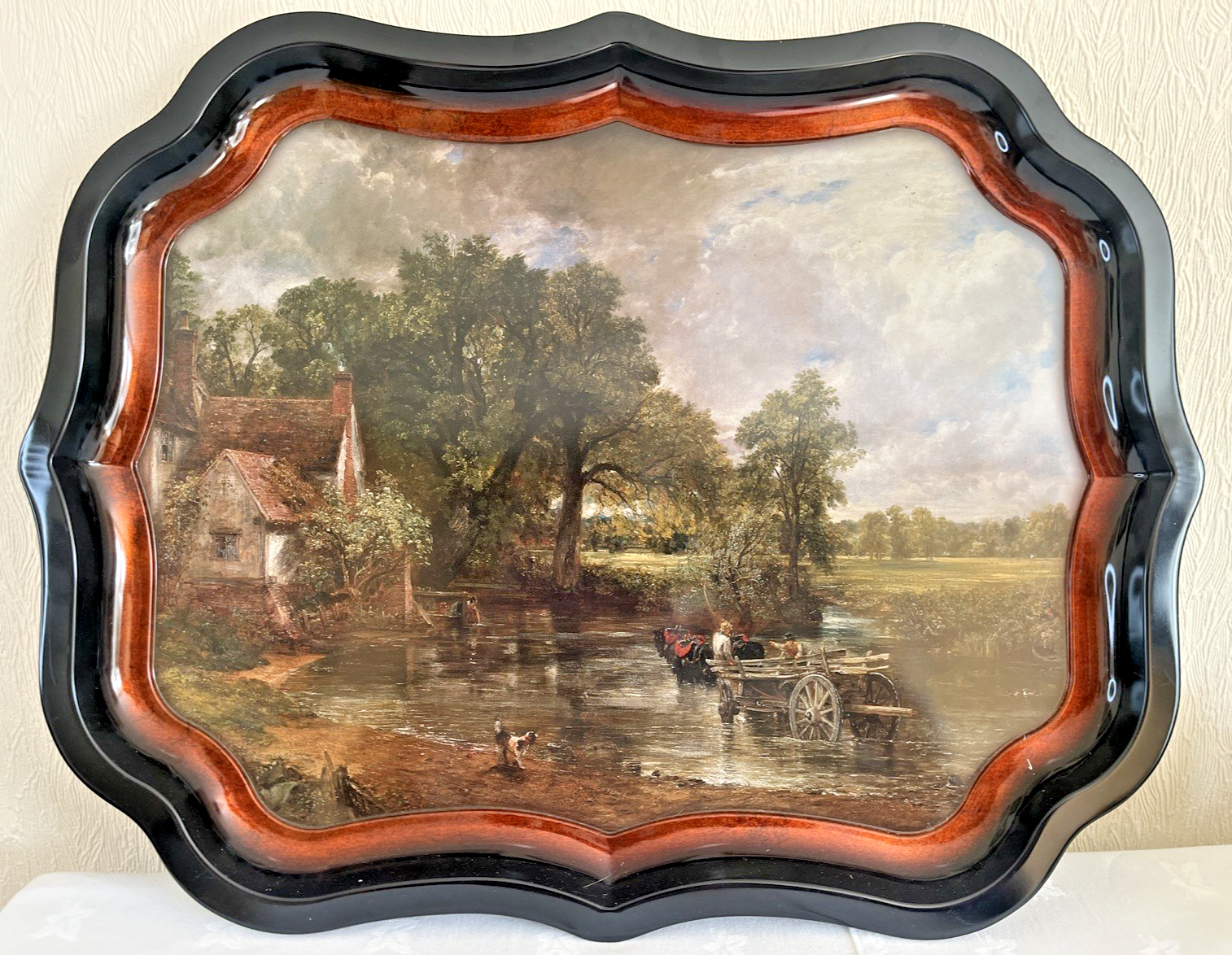 John Constable Hay Wain Metal Tray National Gallery Display Decor
