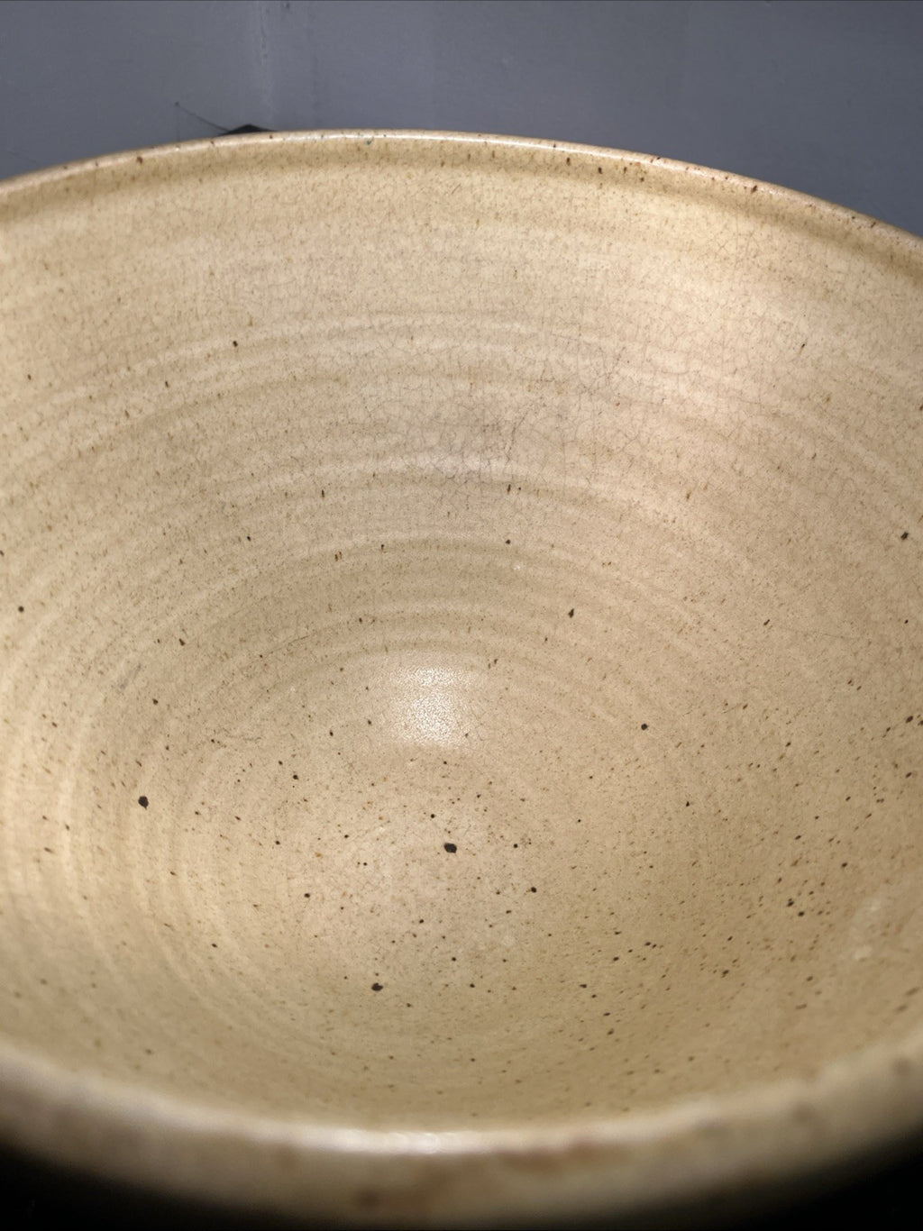 Aylesford Pottery Bowl Large Stoneware Oatmeal Studio Pottery England