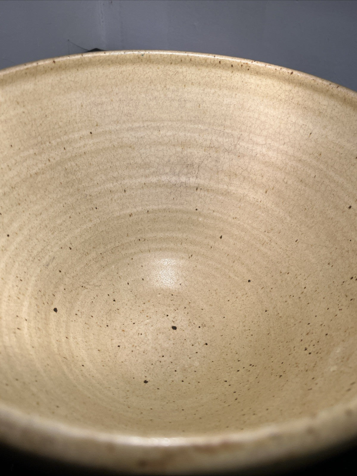 Aylesford Pottery Bowl Large Stoneware Oatmeal Studio Pottery England