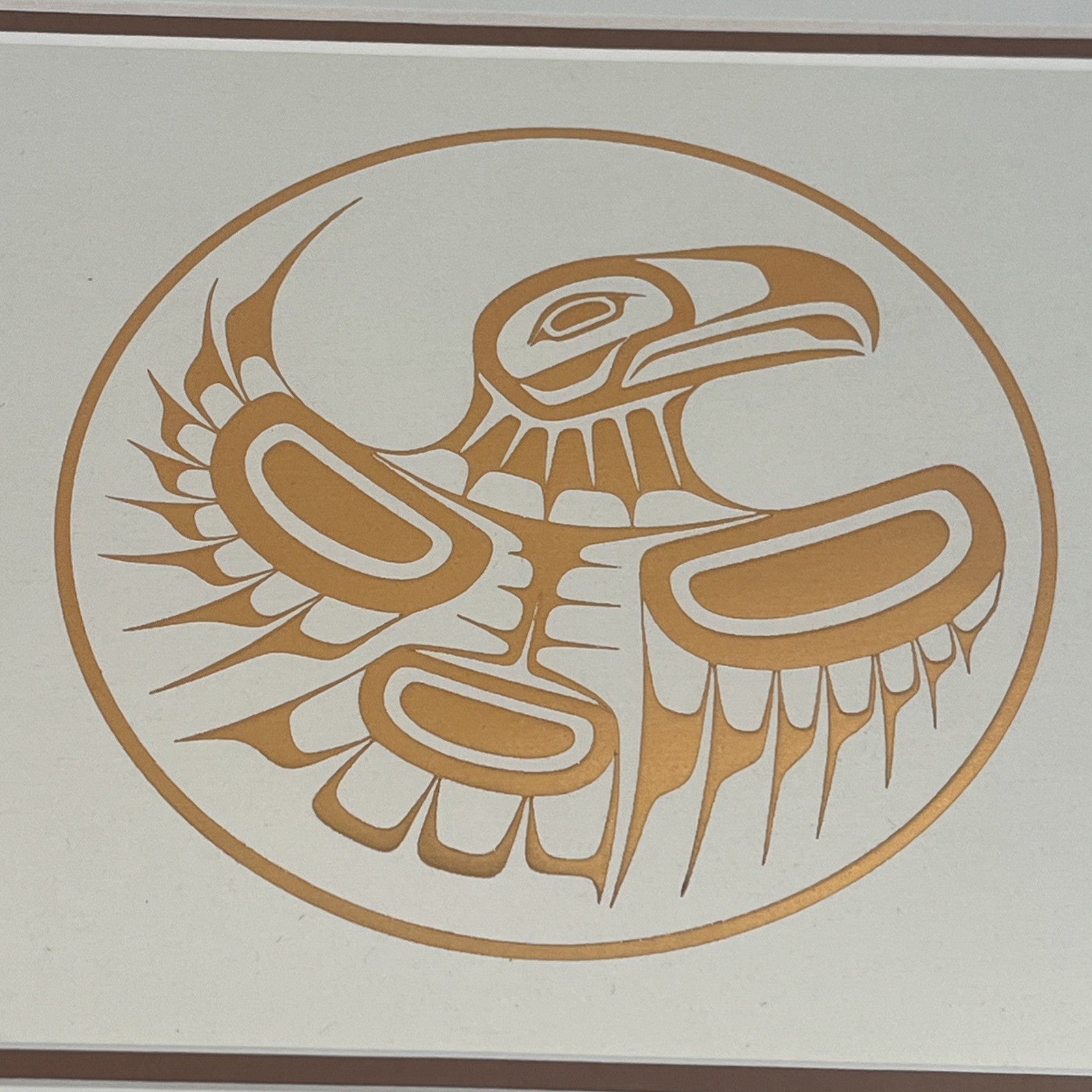 Paul Windsor Eagle Print Framed First Nations Indigenous Northwest Coast Art