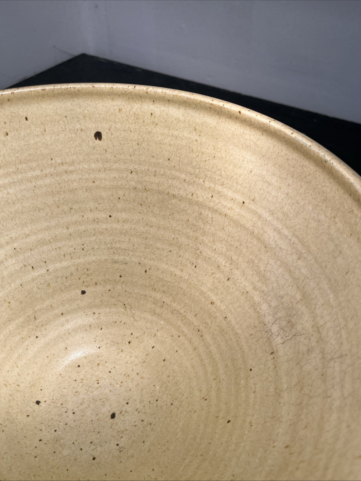 Aylesford Pottery Bowl Large Stoneware Oatmeal Studio Pottery England
