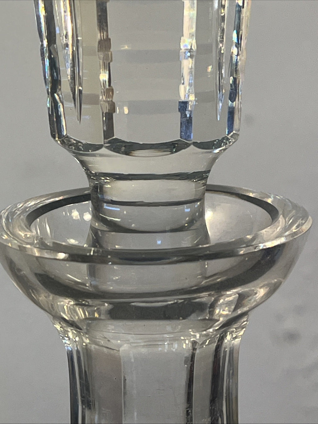 Waterford Crystal Decanter Cut Glass Whisky Wine Bottle With Stopper