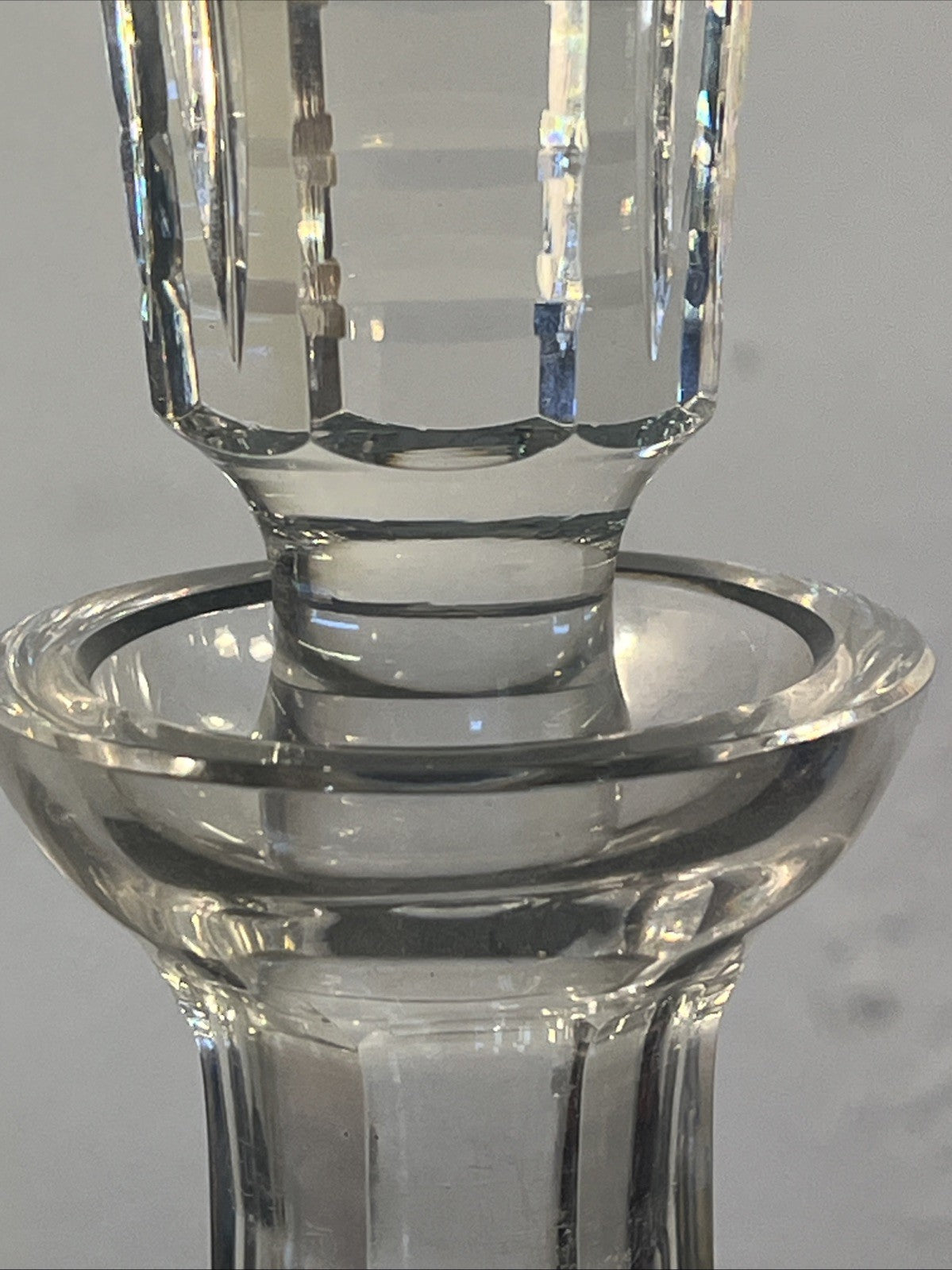 Waterford Crystal Decanter Cut Glass Whisky Wine Bottle With Stopper