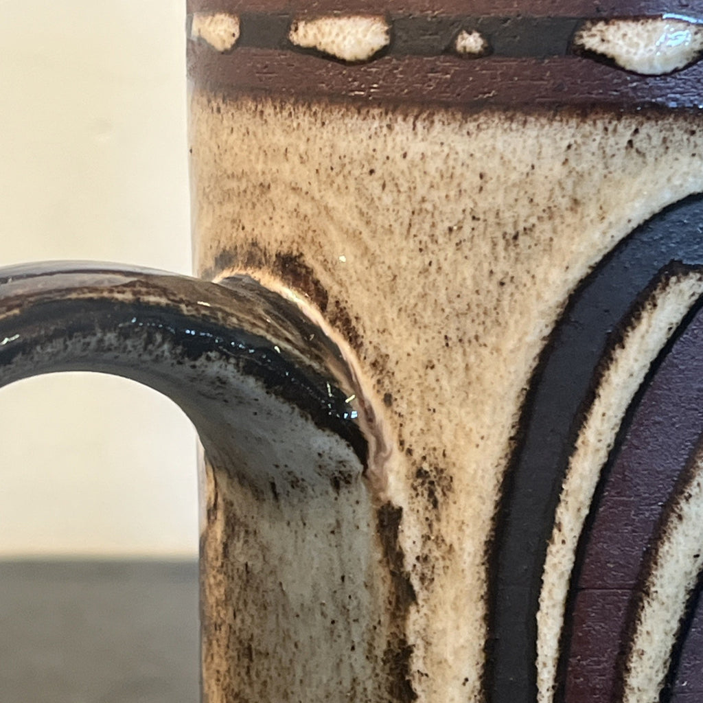 Briglin Studio Pottery Coffee Pot Spiral Design London Studio Pottery