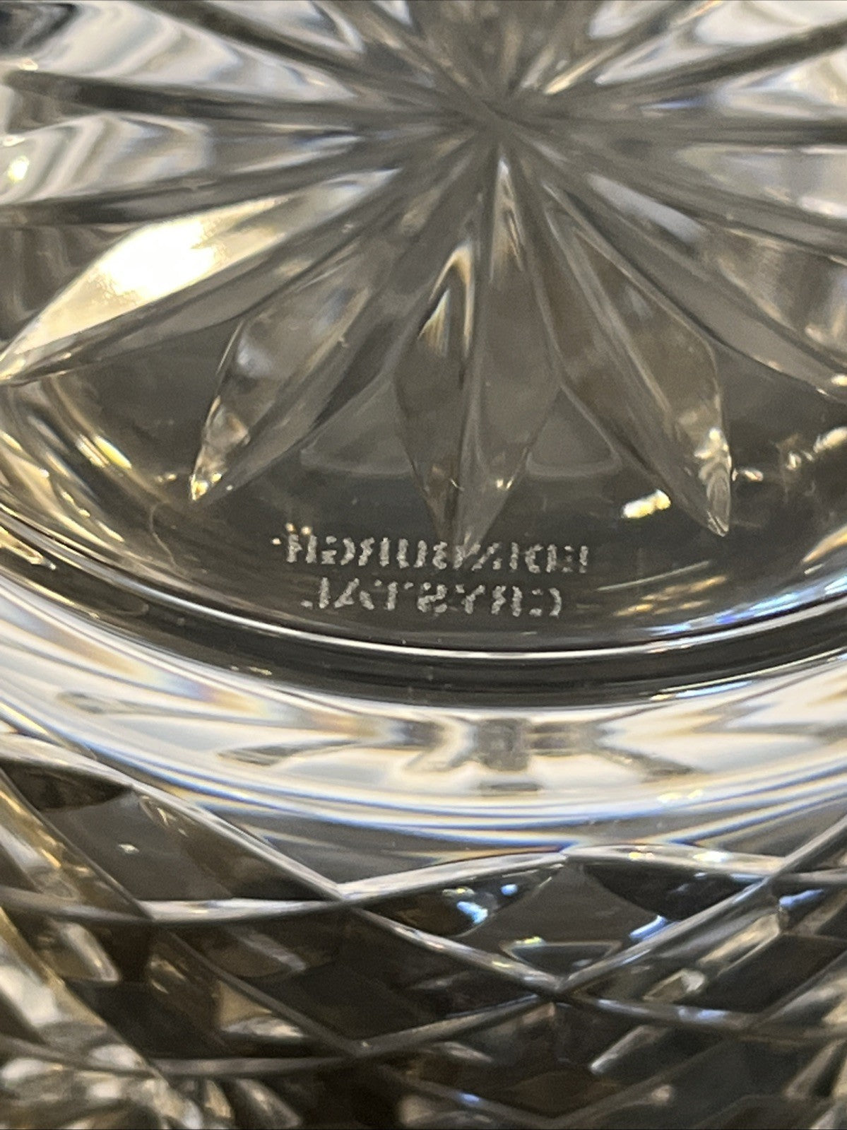 Edinburgh Crystal Whisky Tumblers Set of 4 Cut Crystal Old Fashioned Glasses