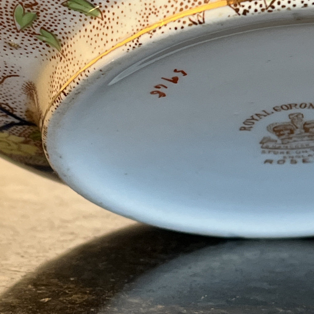 Royal Corona Ware Rosetta Floral Bowl Hancock Sons Stoke On Trent