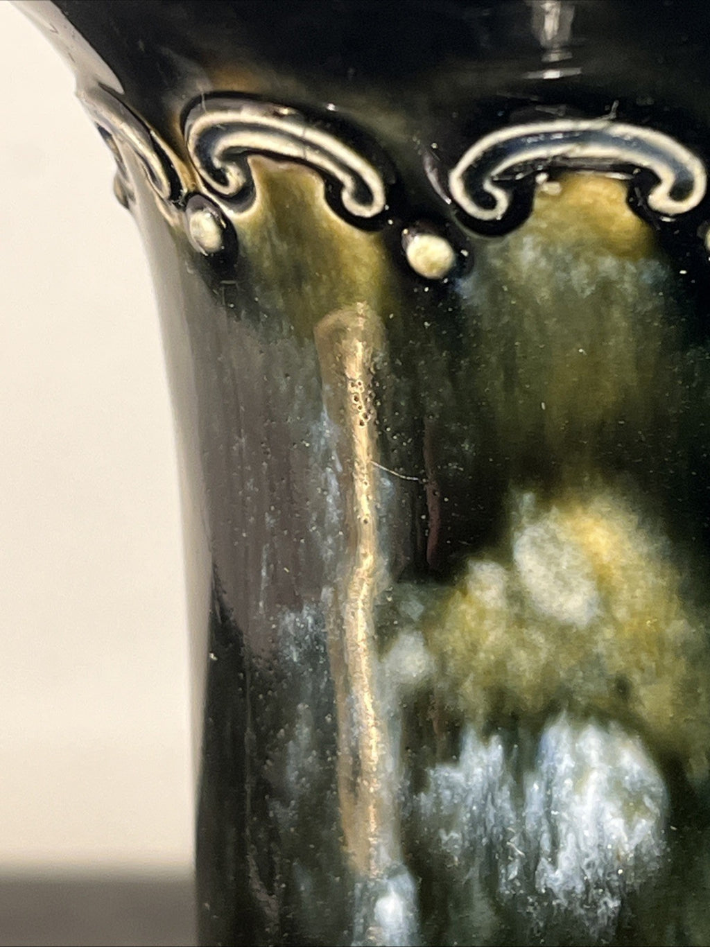 Royal Doulton Lambeth Art Nouveau Stoneware Vase Maud Bowden No. 6082