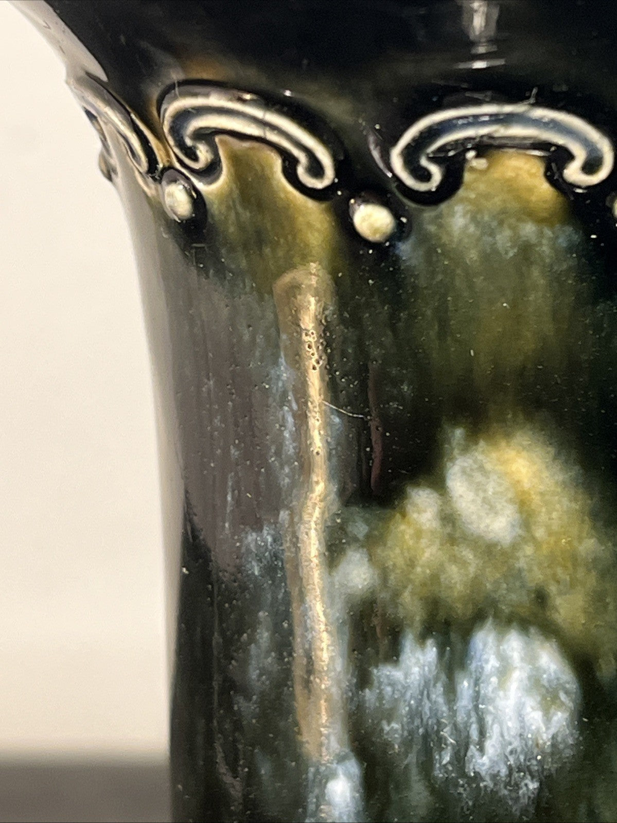 Royal Doulton Lambeth Art Nouveau Stoneware Vase Maud Bowden No. 6082