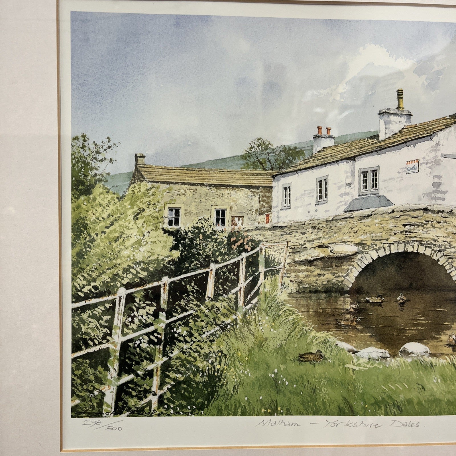 John Rudkin Malham Print Signed Limited Edition Yorkshire Dales