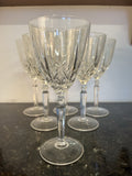 Vintage RCR Crystal Orchestra Wine Glasses Italian Cut Crystal Set of 6