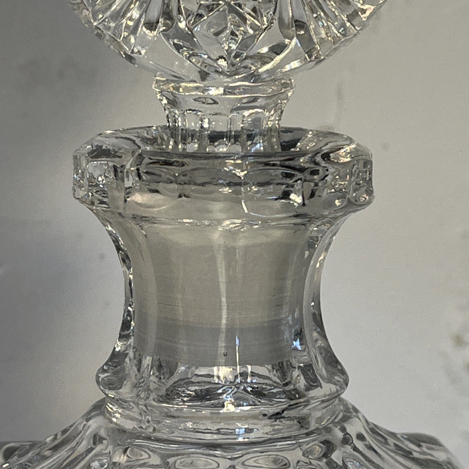 Cut Crystal Decanter Lead Crystal Spirit Whisky Decanter With Stopper