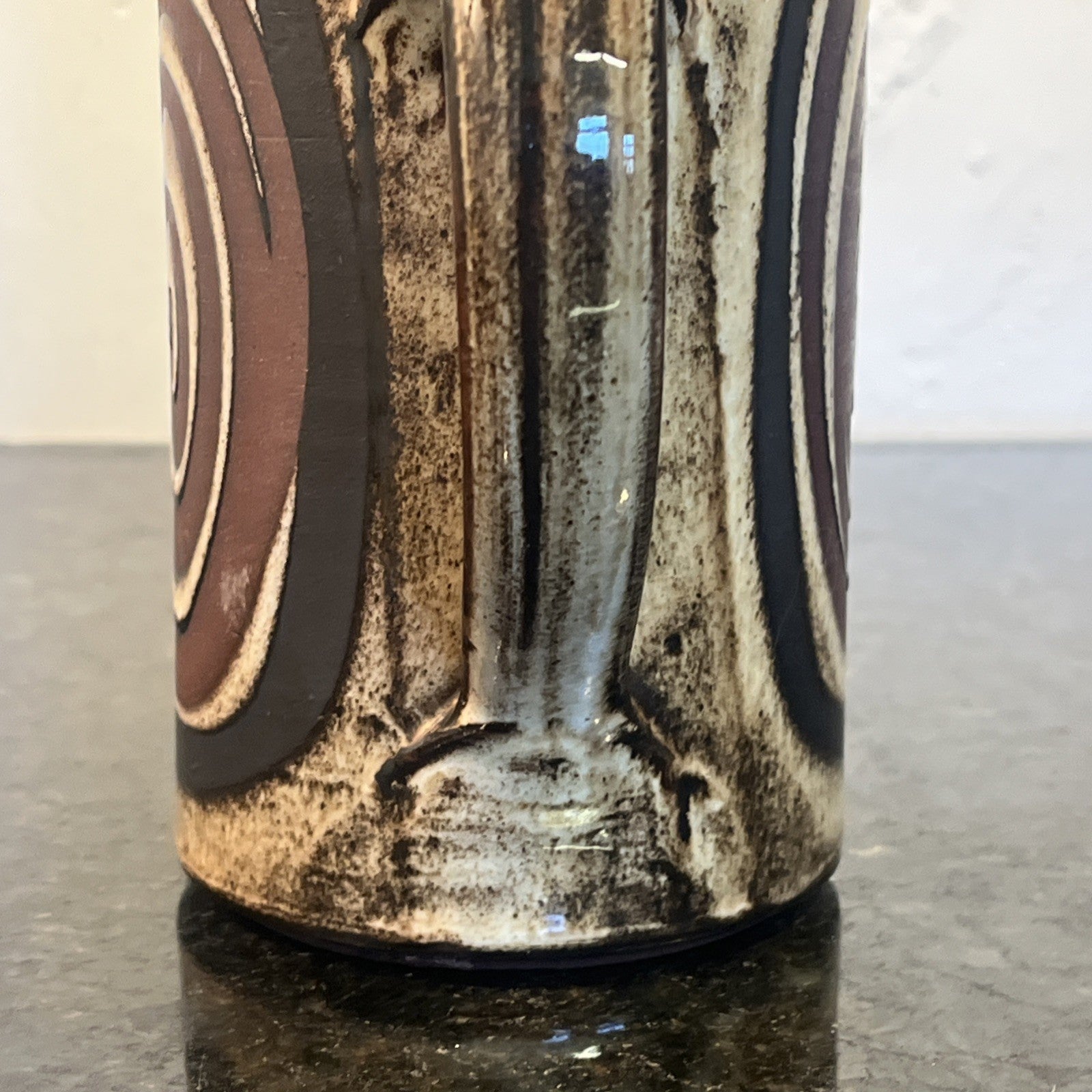 Briglin Studio Pottery Coffee Pot Spiral Design London Studio Pottery