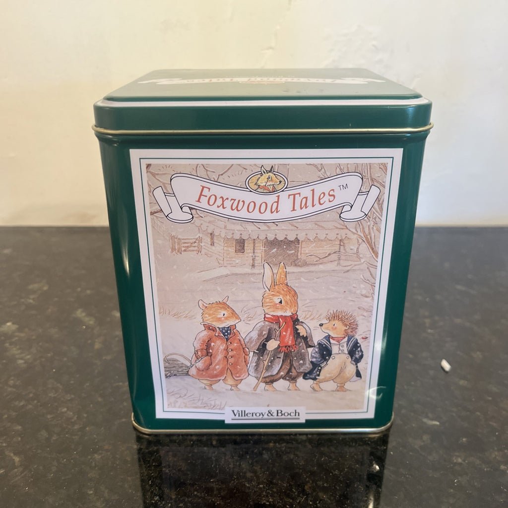 Villeroy Boch Foxwood Tales Making A Snowman Winter At Foxwood Figurine Box