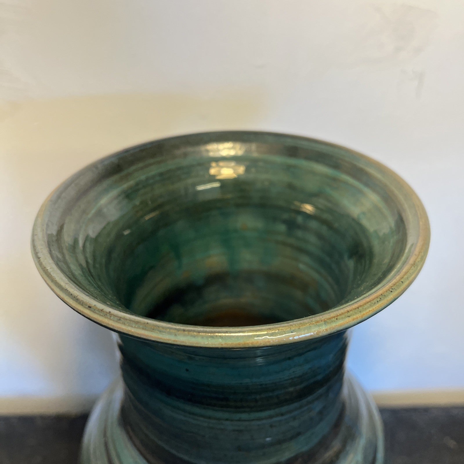 Wold Pottery Jill Christie Vase Hand Thrown Studio Pottery Dated 2001