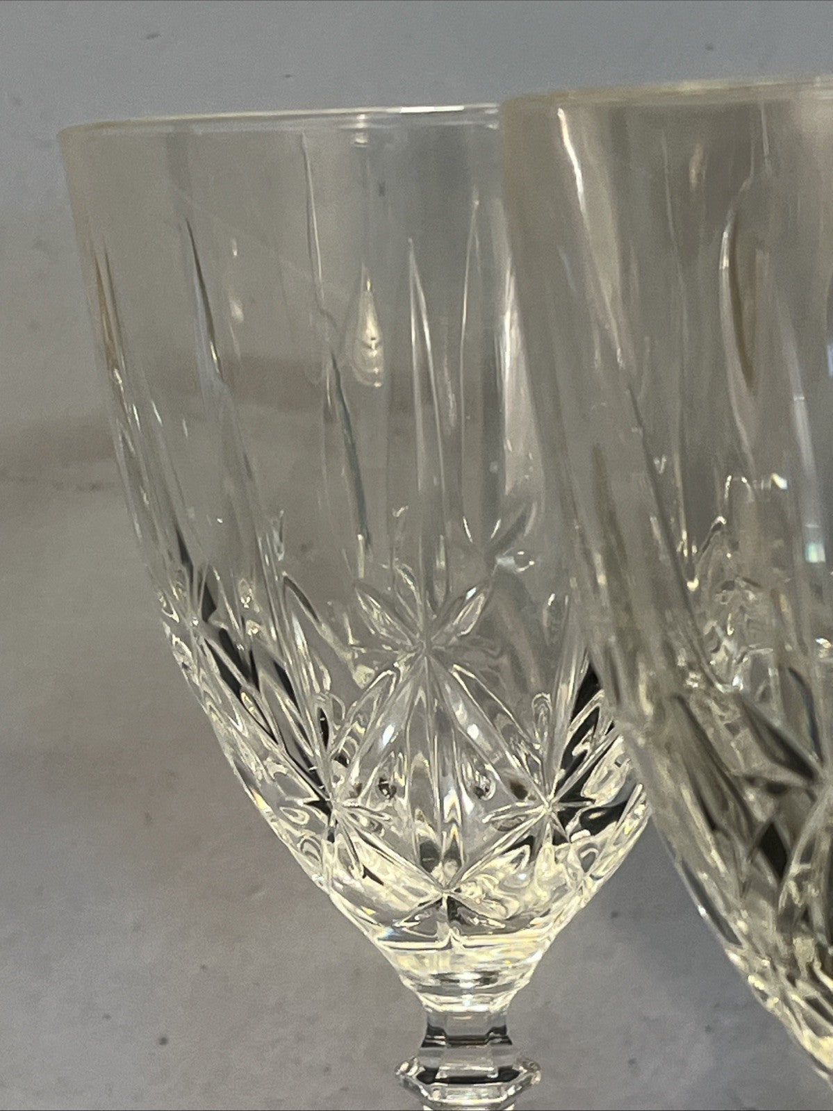 Vintage RCR Crystal Orchestra Wine Glasses Italian Cut Crystal Set of 6