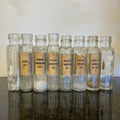 Antique Chemist Bottles Apothecary Pharmacy Labels Glass Set of 8 B.P.
