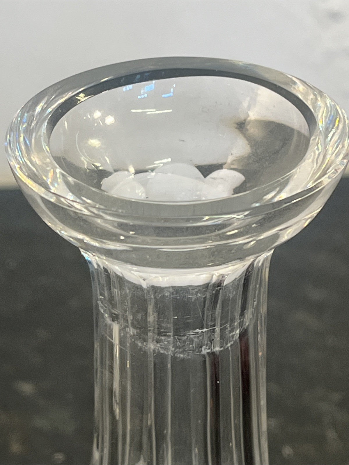 Waterford Crystal Decanter Cut Glass Whisky Wine Bottle With Stopper
