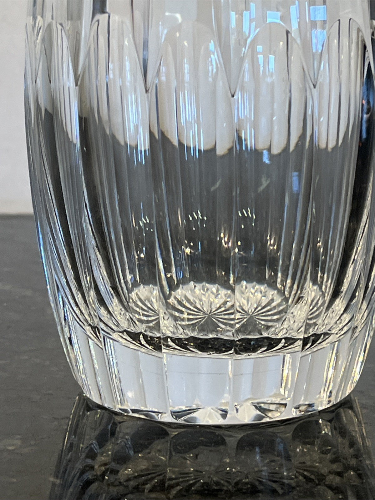 Royal Brierley Crystal Decanter Matching Stopper Cut Glass Full Lead Crystal